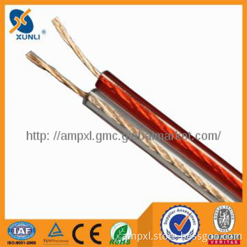 True sounded speaker cable with high conductivity